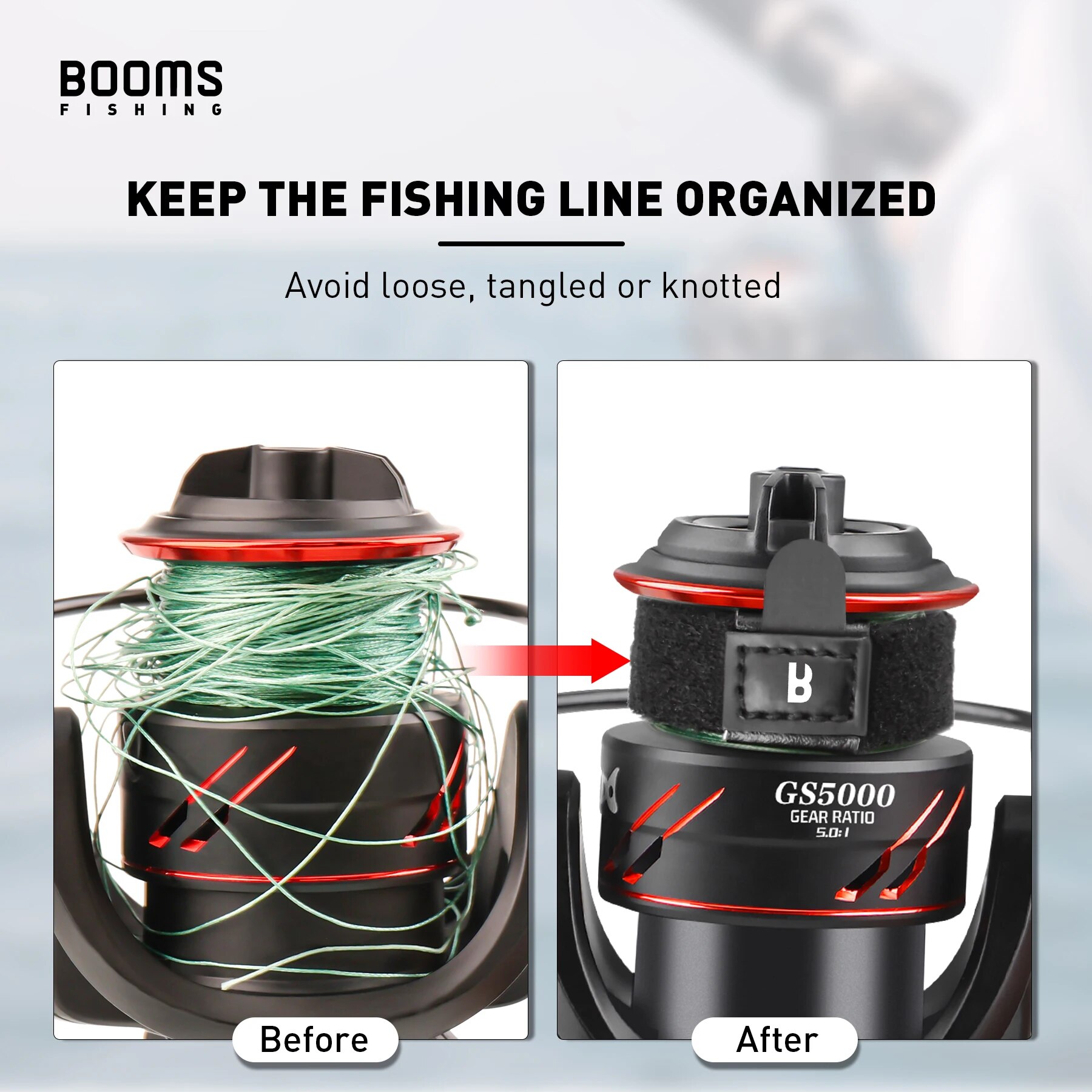 Booms Fishing-carrete giratori - Fishing Line Dispenser reseña y precio