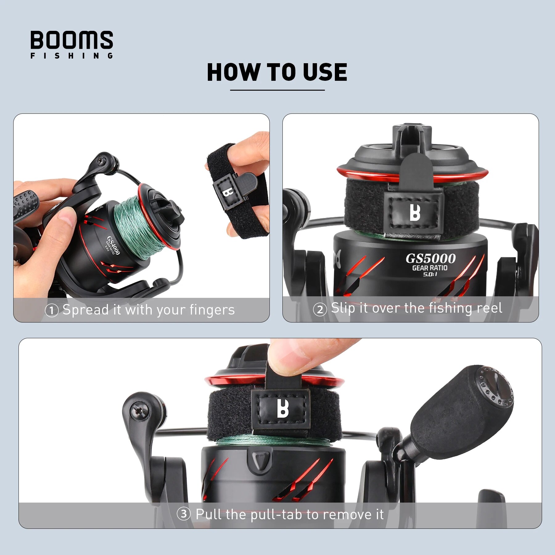 Booms Fishing-carrete giratori - Fishing Line Dispenser reseña y precio